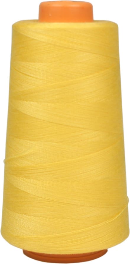 Lockgaren 100 polyester 2740 meter Kleur 638 Geel