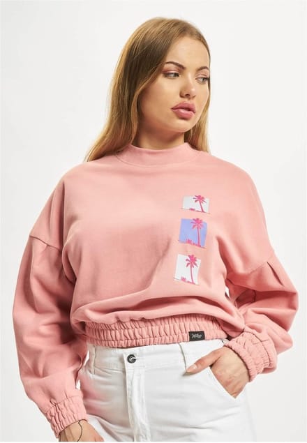 Just Rhyse - Beaches Crewneck sweater/trui - S - Roze