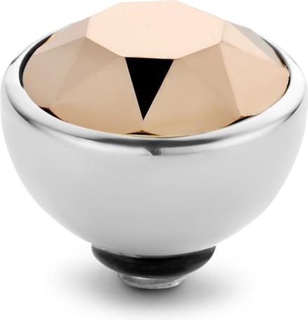 Melano Twisted Season CZ Steentje Rose Gold Zilver