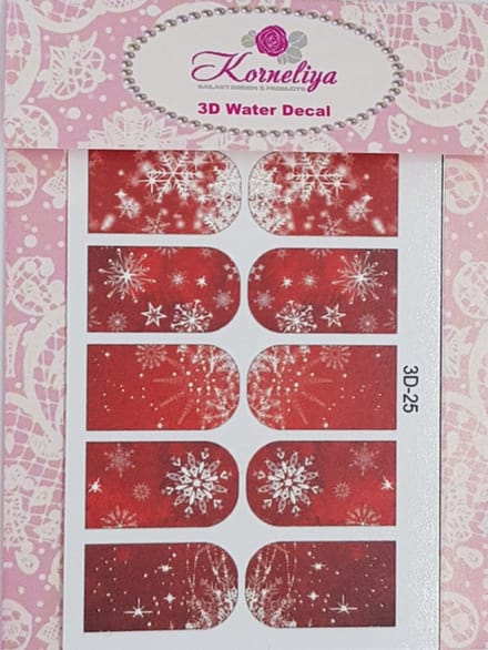 Korneliya 3D Waterdecal - 3D 025