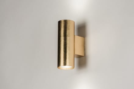 Lumidora Wandlamp 74147 - Voor binnen - VELORETTI - 2 Lichts - GU10 - Goud - Messing (kleur) - Metaal