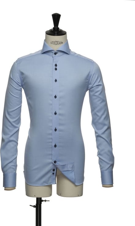 James Harvest overhemd | skyblue | maat 45-46 | Slim fit