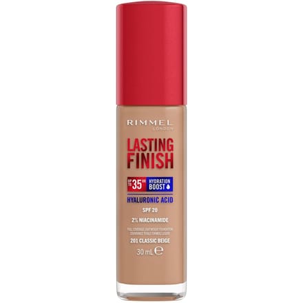 Rimmel Lasting Finish 35Hr Foundation 30 ml (Verschillende Tinten) - 201 Classic Beige