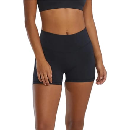 Tyr Joule Elite 2´´ Solid Hoge Taille Korte Leggings Zwart M Vrouw
