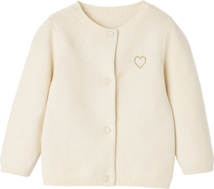 Vertbaudet Geborduurd babyvestje met gouden hartjes