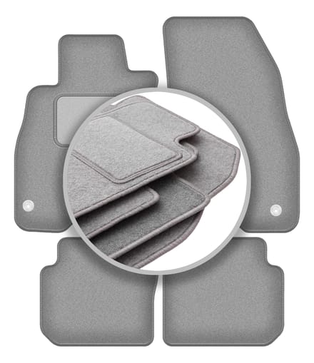 Grijze automatten voor: Fiat Punto 12' hatchback (2012-2018)