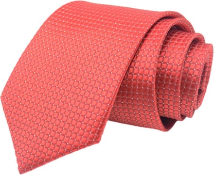 Fako Fashion - Stropdas - Ruit - Satijn - 8cm - 145cm - Rood