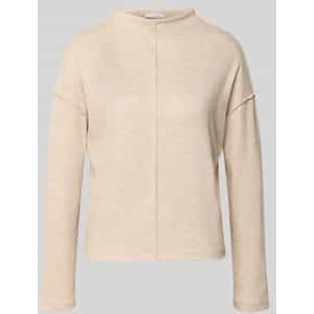 Sweatshirt met opstaande kraag, model 'Sinzi'