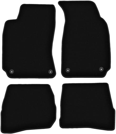 BASIC zwarte veloursmatten voor: Volkswagen Passat B5 FL sedan, stationwagen, variant (2000-2005)