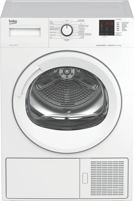 Beko KH 7535 RXW | Warmtepompdroger | 7 kg | Taaldisplay Duits