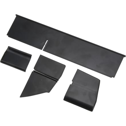 4 Pièces Organiseurs Séparateurs de Boîte à Gants Accessoires Intérieurs Remplacement pour Tesla Model 3 Y 2021 black
