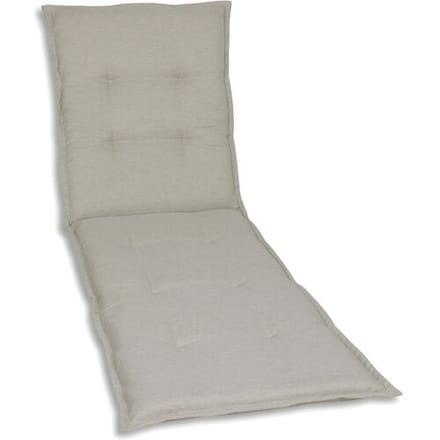 GO-DE Textil Tuinkussen (Stoelkussen voor een ligbed, Beige)