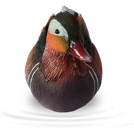 Mandarijneend Beeld Tuindieren Beelden Kunstmatige Dieren Type 2 brown