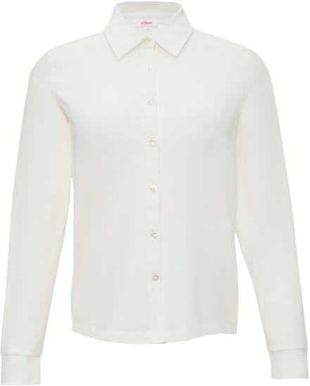 s.Oliver - female - Overhemdblouse van jersey