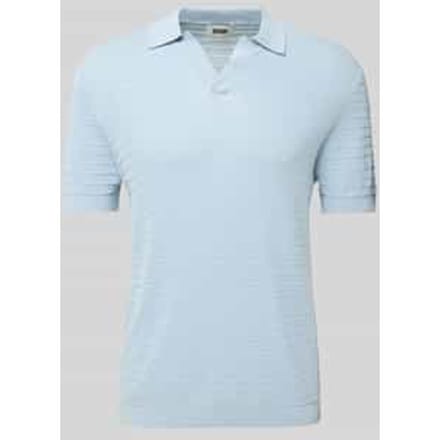 Regular fit poloshirt met V-hals, model 'BRAIAN'