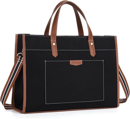 Canvas Laptoptas 15.6 inch Schoudertas Werk Tas Reistassen