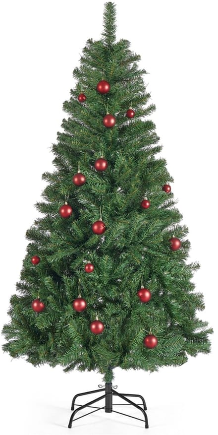 Kunstkerstboom met metalen standaard - hoogte 180 cm