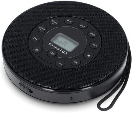 Draagbare CD-speler - Bluetooth Discman - Muziek Luisteren - Ingebouwde Luidspreker - 2000 mAh Batterij - Zwart