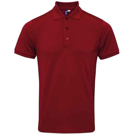 Premier Heren Coolchecker Plus Piqu Polo Shirt (Bourgondië)