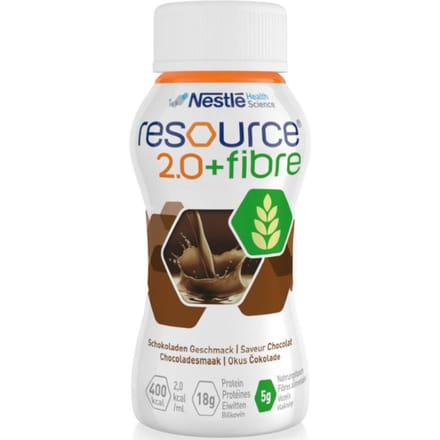 Resource 2.0 + Fibre Chocolade 4x200 Drinkbare oplossing