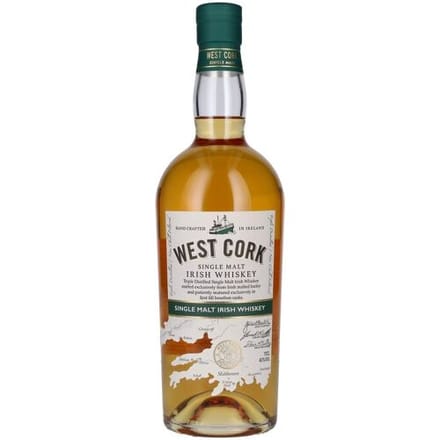 West Cork Irish Whiskey West Cork Single Malt Irish Whiskey 40% Vol. 0,7l
