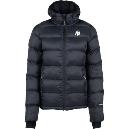 Gorilla Wear Rachel Puffer Jas - Zwart - XS