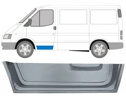 Reparatiepaneel voor deur binnen voor Ford Transit 1986-2000 / Links