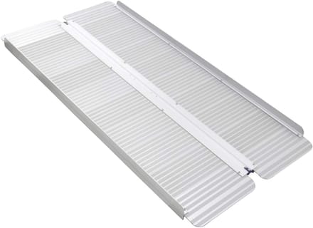 Inklapbare Rolstoelhelling Aluminium - Brede Drempelhulp met Rand tot 272 kg
