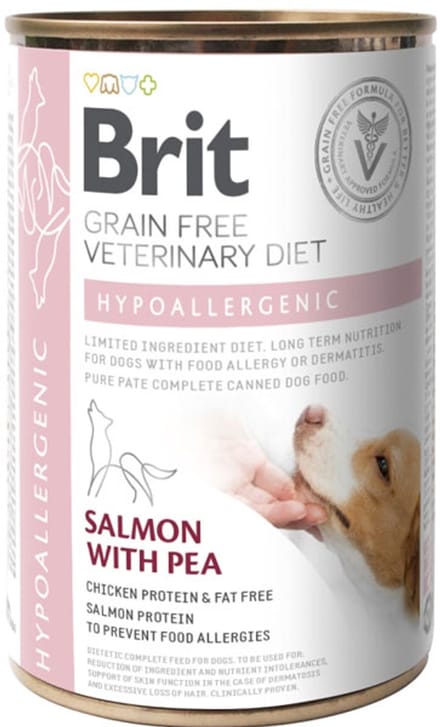 Brit Veterinary Diet Dog - Grain free - Hypoallergenic - Blik - 6 x 400 g