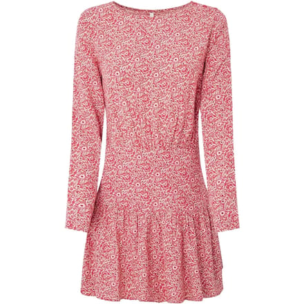 Pepe Jeans Britney Korte Jurk Met Lange Mouwen Rood M Vrouw