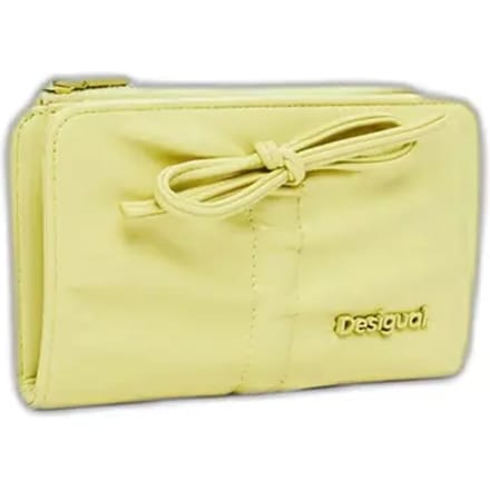 Desigual portemonnee Rodio Emma 2.0 Wallet Lima Lichtgeel
