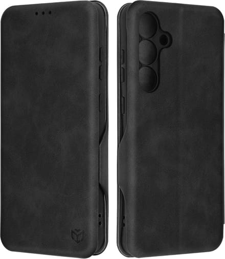 Hoesje geschikt voor Samsung Galaxy S24 FE - Techsuit Safe+ Book Wallet Case - Zwart