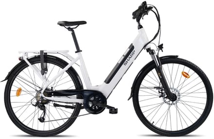 Sharp Urban elektrische stadsfiets 12.8Ah 28 inch wit