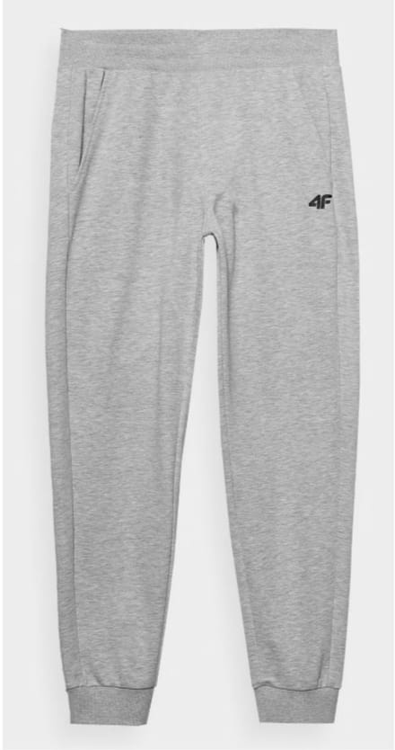 Herensportjoggers 4F CAS M0942 Grijs Maat XXL - Comfortabele en Functionele Joggingbroek