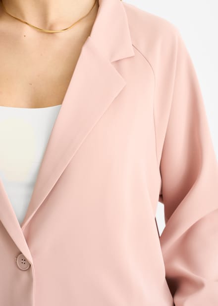 Blush Oversized Getailleerde Blazer