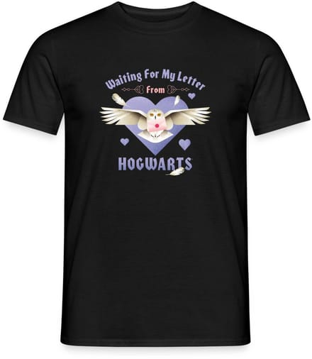 Harry Potter Waiting For My Letter From Hogwarts T-Shirt Heren
