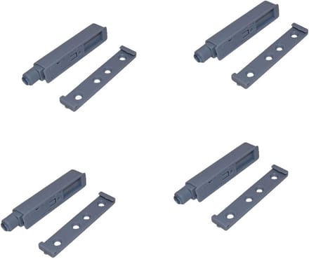 4 Stuks Deuropener Push-to-Open met Rubberen Punt