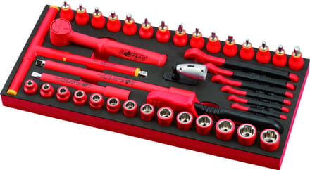 Accessoires set, geïsoleerd, 41-delig 1000V PA3412