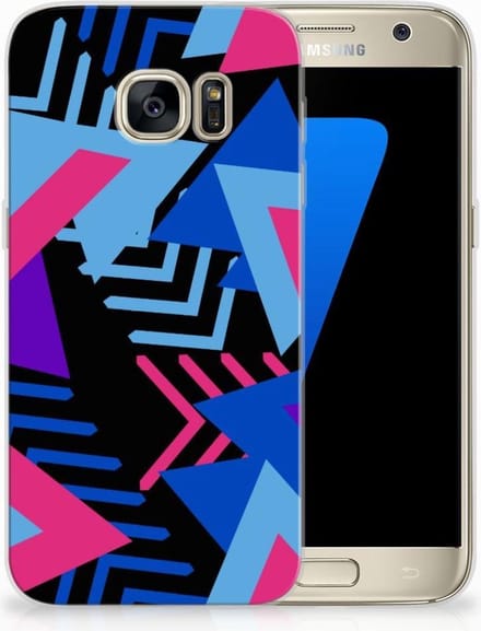 Samsung Galaxy S7 TPU Hoesje Funky Triangle