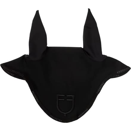 Korte muts van technische stof met logo Equestro