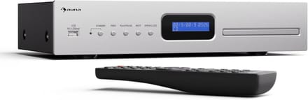Hifi CD Speler met USB-ingang en Afstandsbediening - Ondersteunt CD, CD-R/RW & MP3