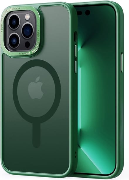 Cityhoesje – iPhone 16 Pro – Backcover - hoesje - Magsafe - Groen