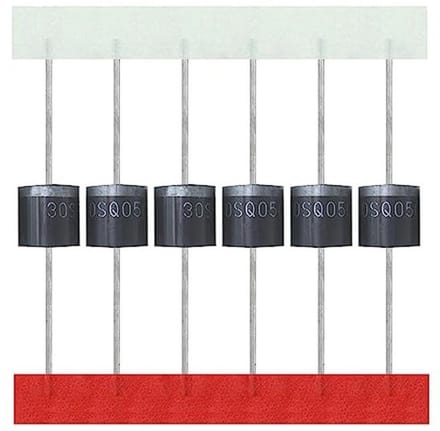 Schottky diode 30A 50V axiaal voor zonnepaneel - 20 stuks