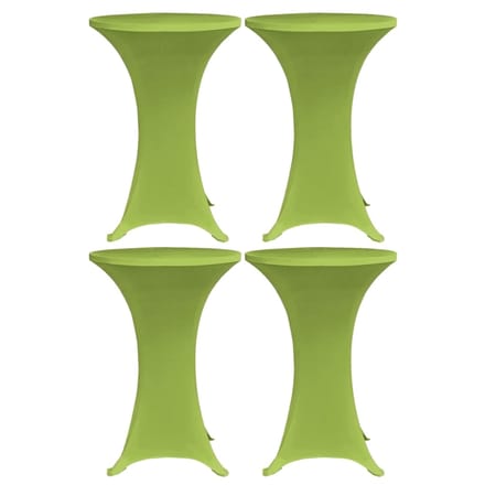 vidaXL - Tafelhoes - stretch - 4 - st - 80 - cm - groen