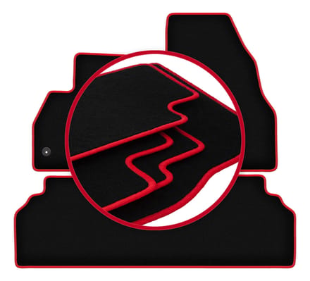 CARLUX-RED automatten voor: Renault Kangoo II combivan (2007-)