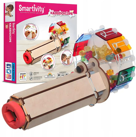 Smartivity Houten 3D Kaleidoscoop Puzzel - Leerzaam Knutselen