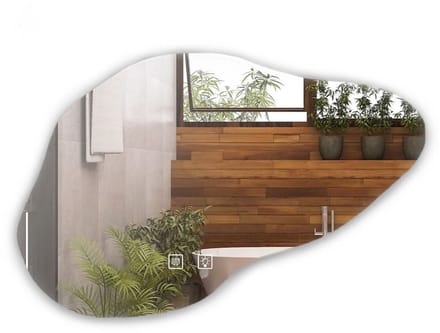 Rea Led Cloud B Badkamerspiegel Grijs 100X70Cm
