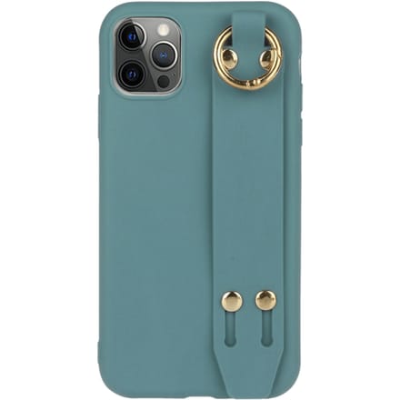 Comfycase  iPhone 12 Pro Max  Strap Holder Case Donkerblauw