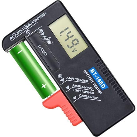 Testeur de Piles - BT-168D - Numérique - LCD - Compact - Haute Précision