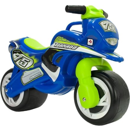 Injusa Tundra Tornado Loopmotor Blauw/Groen